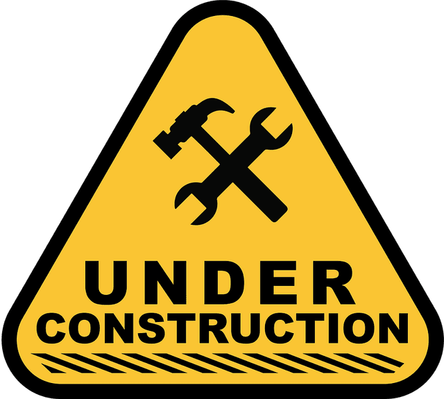 Under construction sign